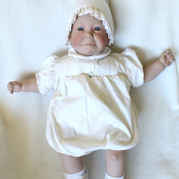 Vintage original doll Lloyd & Lee Middleton numbered 322 USA 1987 forget me not - Picture 2 of 16